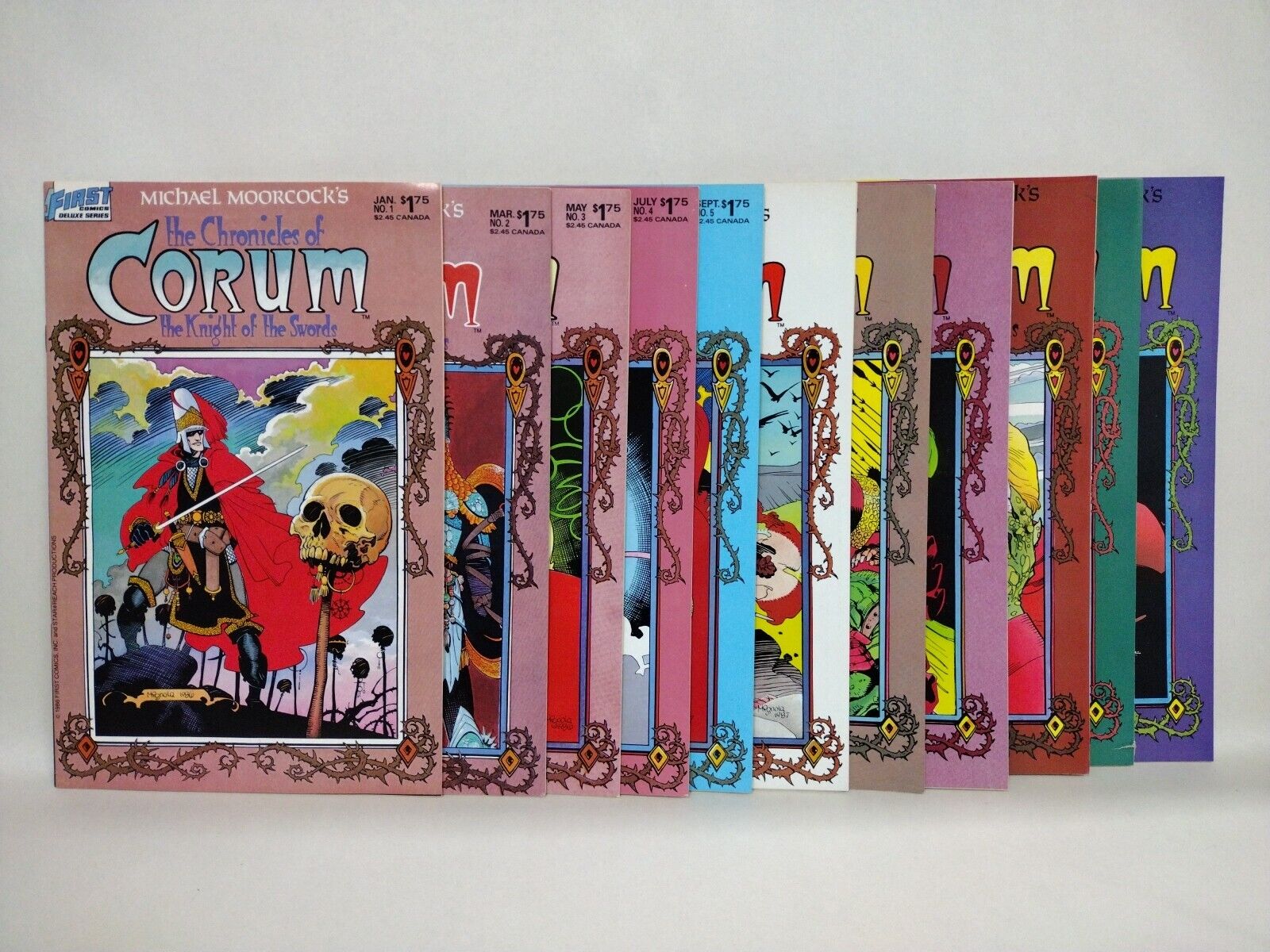 Chronicles Of Corum (1987) First Comic Lot Set #1-11 Mike Mignola Cover Art F-VF