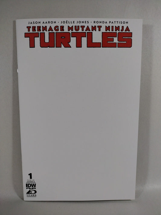 Teenage Mutant Ninja Turtles #1 (2024) IDW Blank Sketch Cover Variant New NM