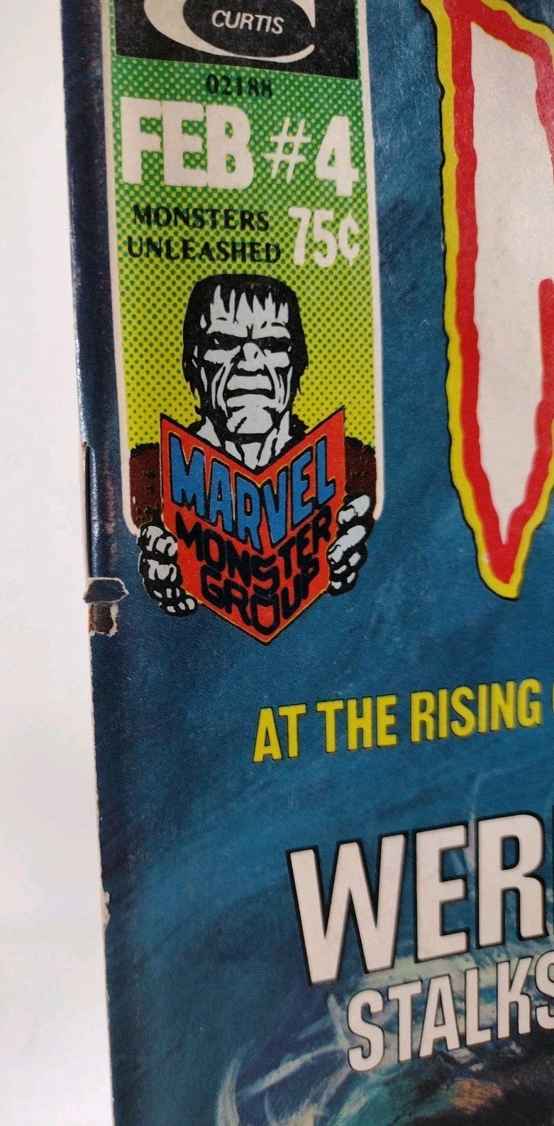 Monsters Unleashed Magazine #4 (Marvel/Curtis, Feb 1974) Fine+