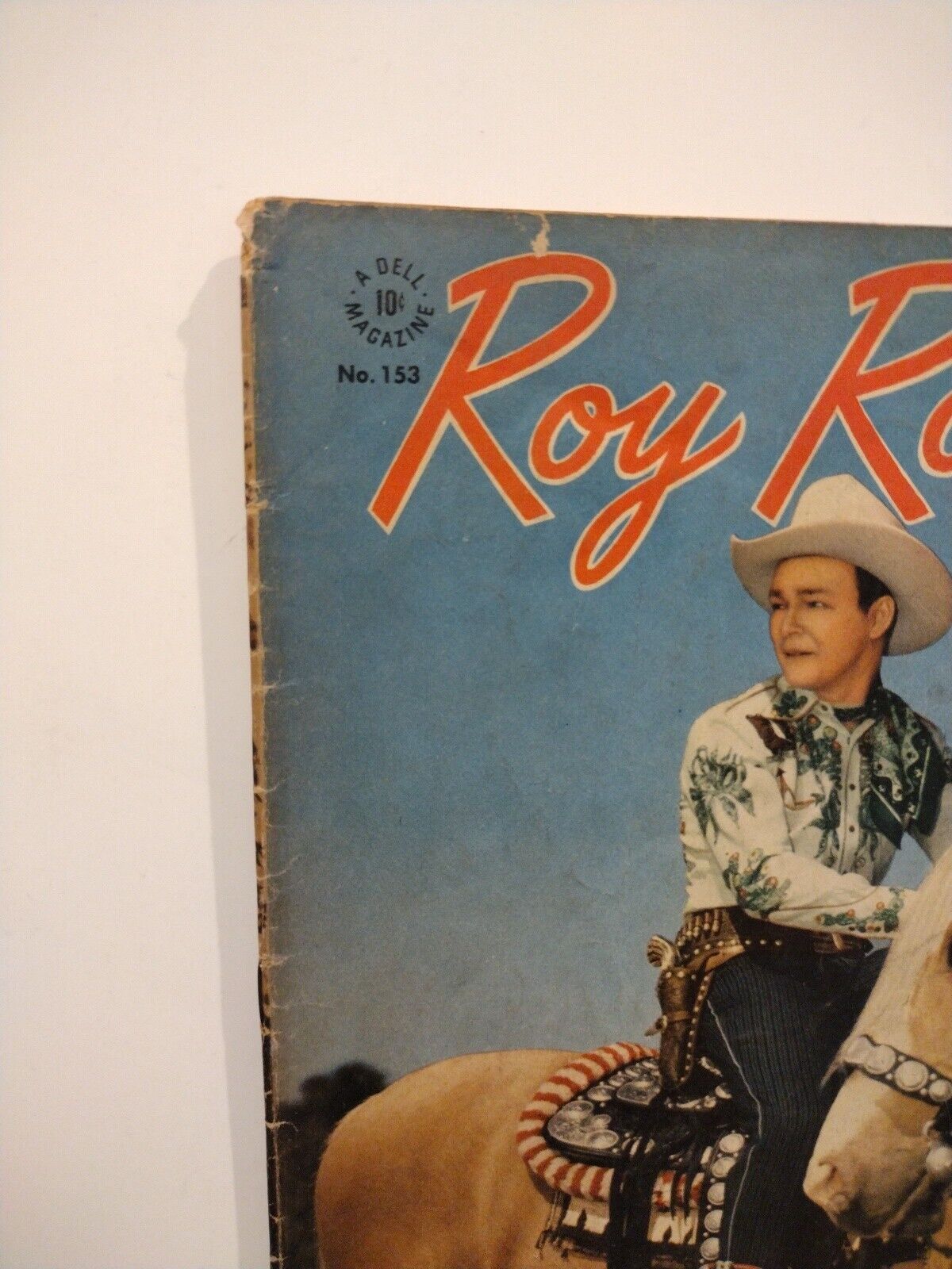 Dell Four Color #153 Roy Rogers (1947) Golden Age Western Comic 