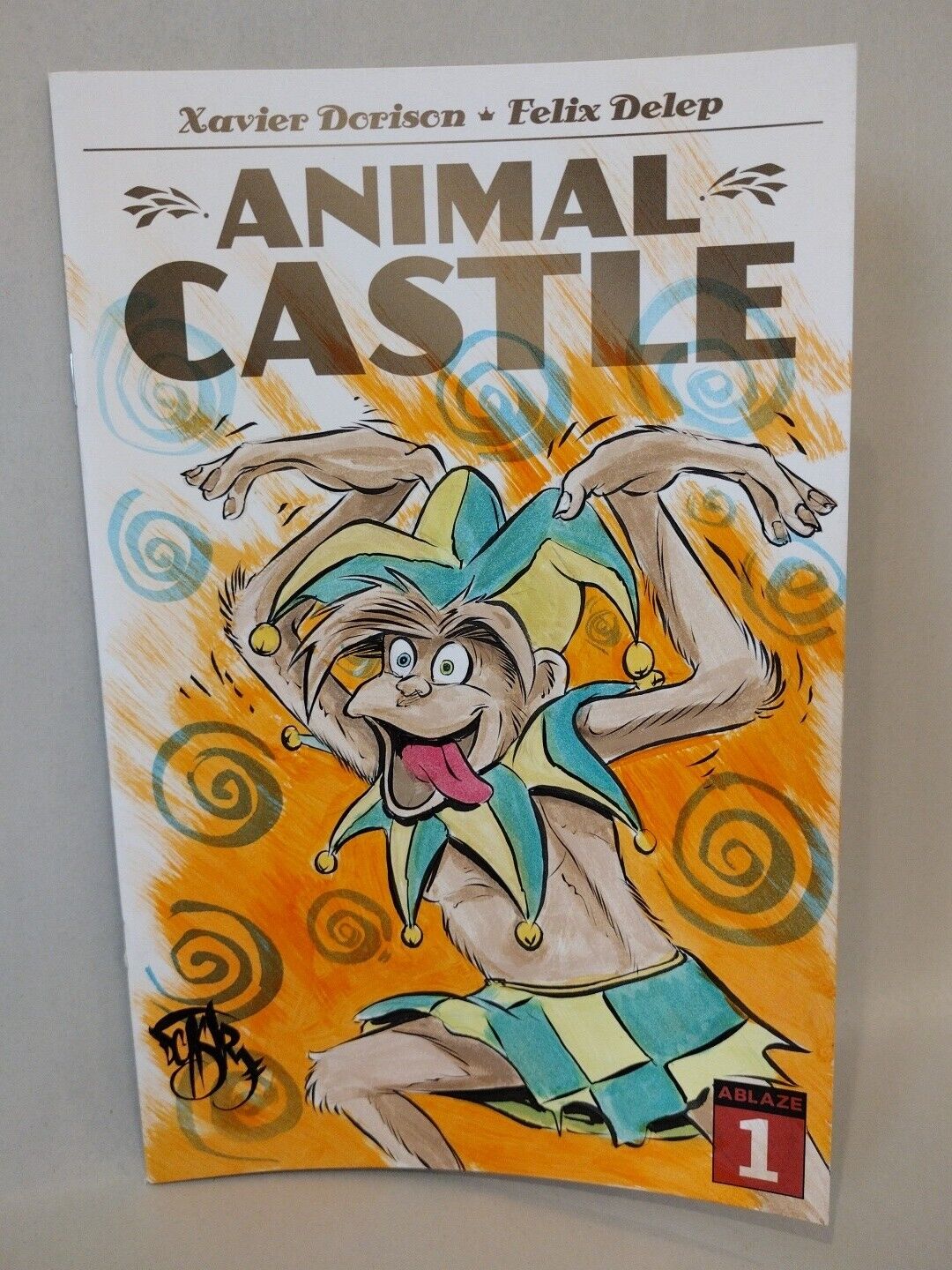 Animal Castle 1 (2022) Ablaze Sketch Cover Variant Comic w Original DCastr Art