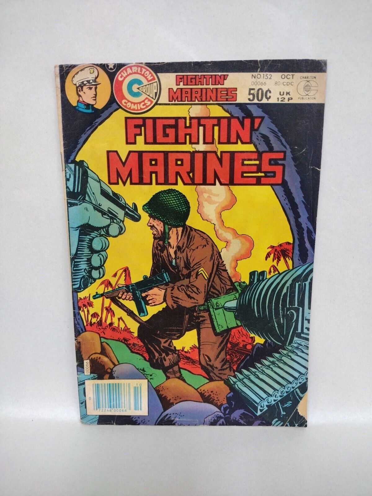 Fightin' Marines (1973) Charlton Military Comic Lot #115 133 149 152 154 158 164