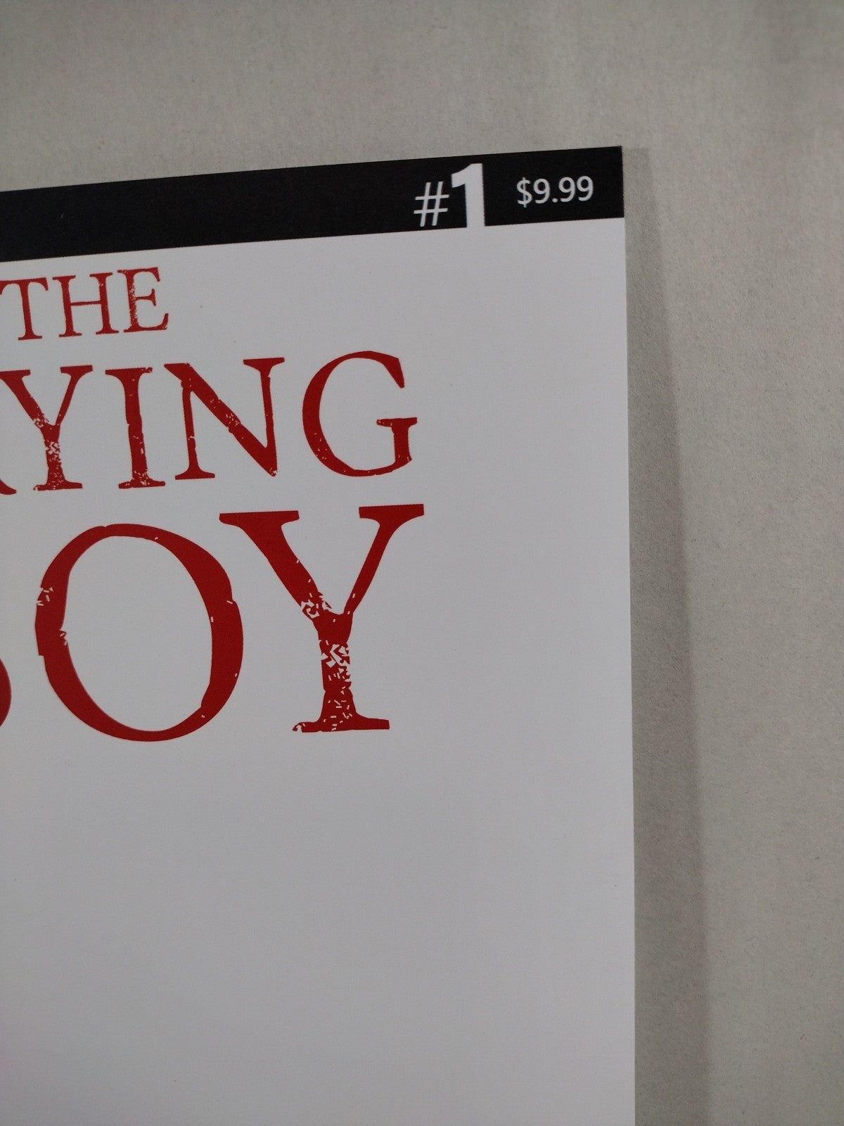 Crying Boy #1 (2024) Keenspot Comic Blank Sketch Variant Cover O'Rourke NM