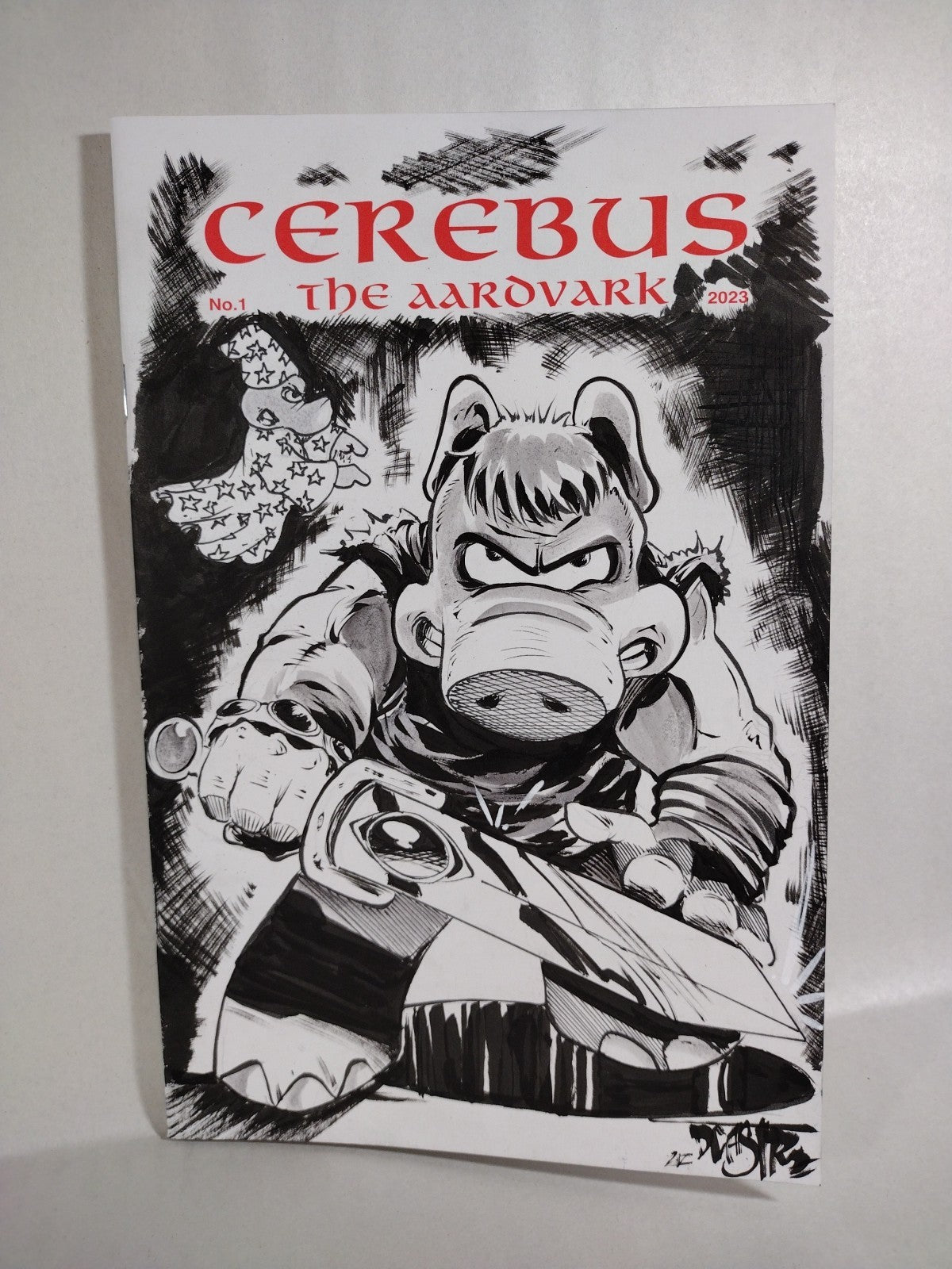 Cerebus The Aardvark #1 (2023) Waverly Sketch Cover W Original Dave Castr Art