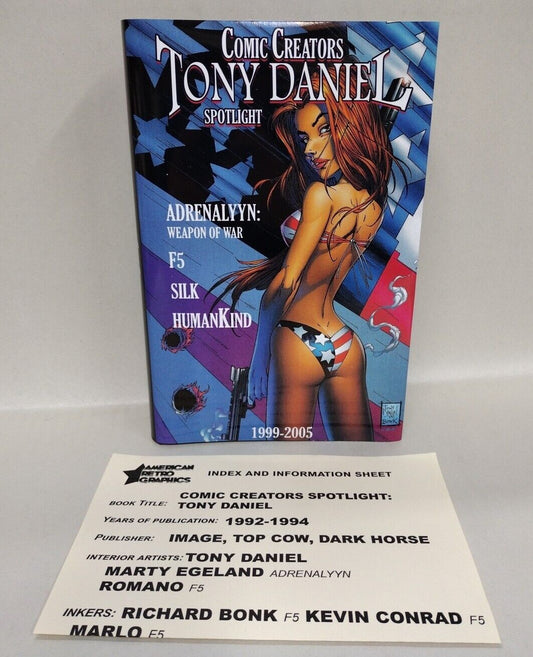 Comics Creators Spotlight Tony Daniel 1999-2005 ARG Custom Bound Comic HC W DJ