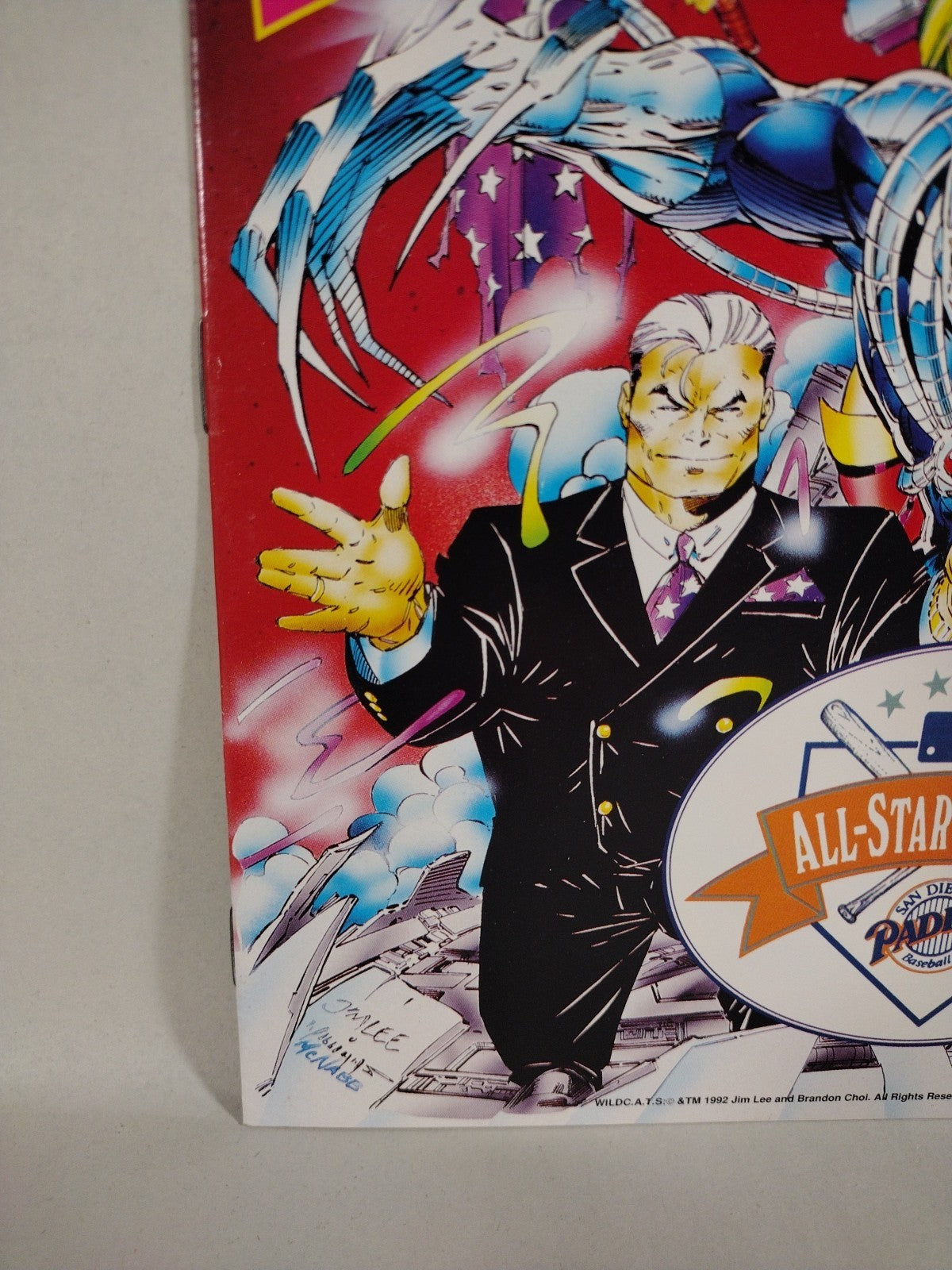 Rare Wizard Magazine (1992) Jim Lee All-Star Fanfest San Diego Padres Giveaway