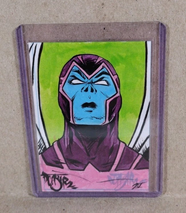 Dave Castr Crusin (2025) OAC Sketch Card W Original Marvel Archangel ACEO Art 