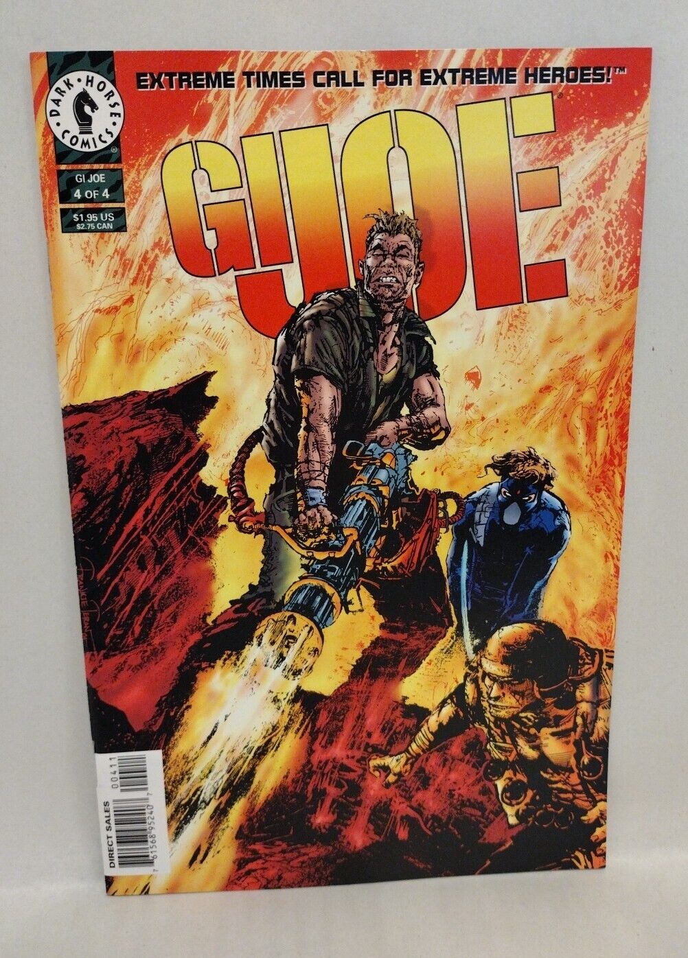 GI Joe (1995) Complete Dark Horse Extreme Comic Lot Set #1 2 3 4 1st Iron Klaw