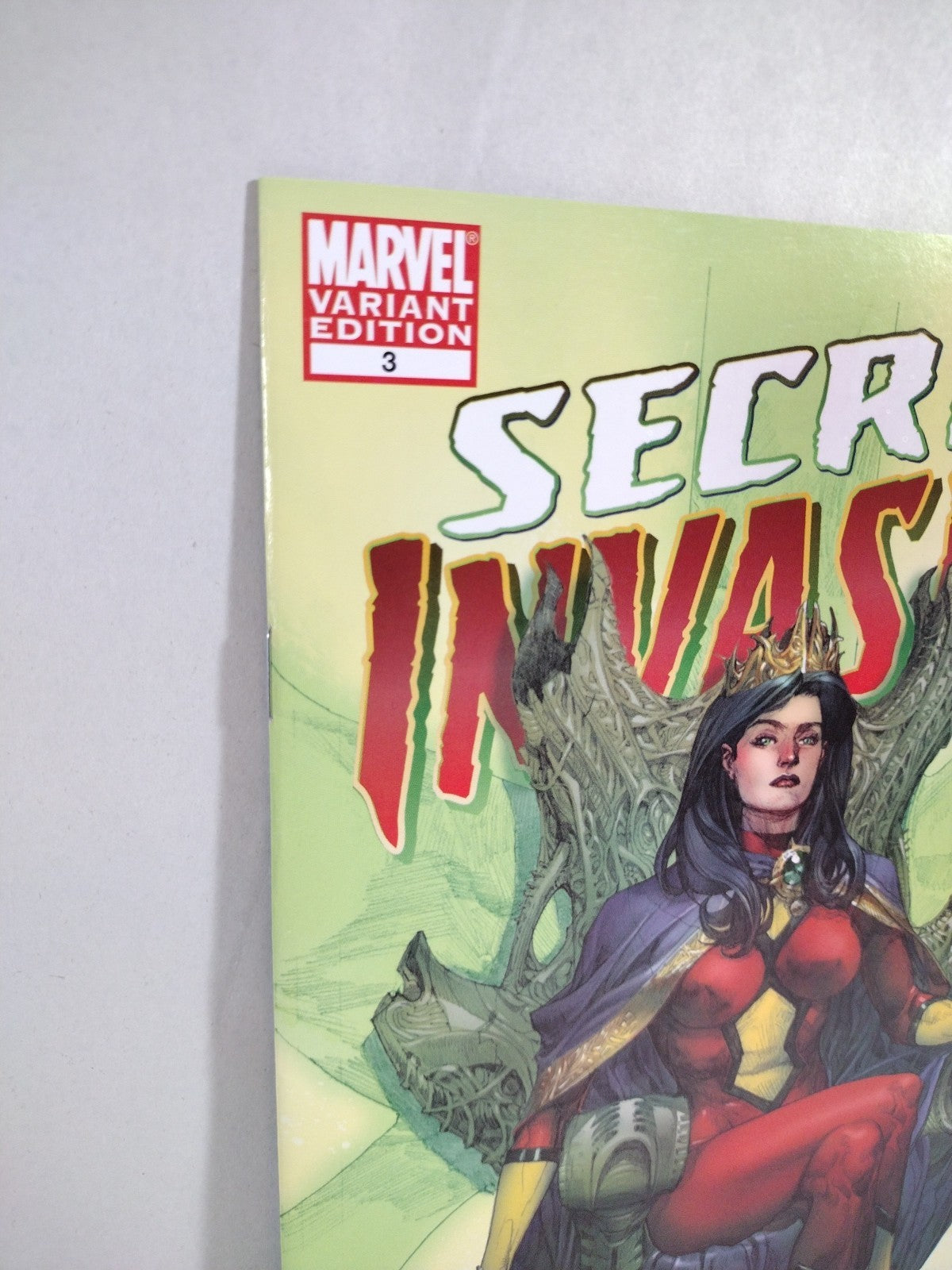 Secret Invasion #3 (2008) Marvel Comic 1:50 Spider-Woman Leinil Yu Variant NM