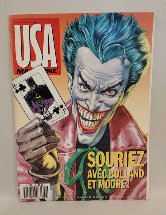 USA Magazine #36 (1988) Rare French Text Comic Batman Killing Joke Xenozioc Tale