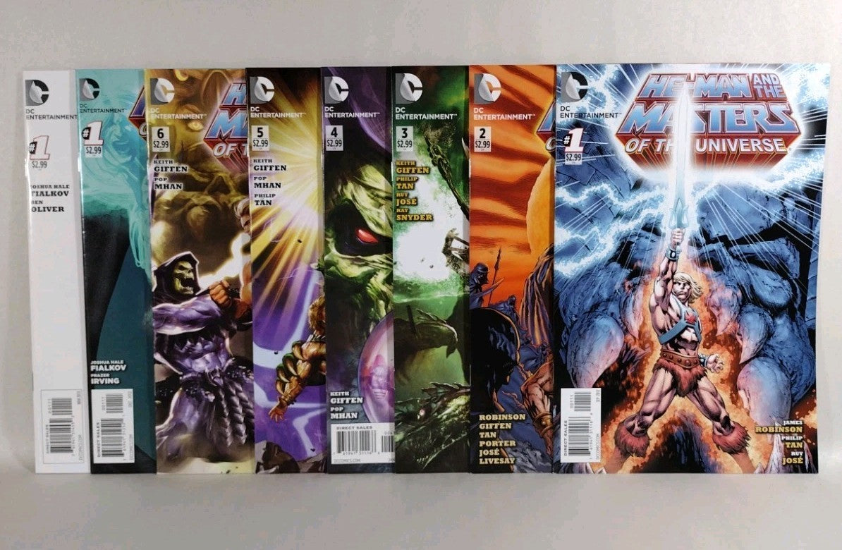 Masters Of The Universe (2012) Complete DC Comic Mini-series #1-6 Origin 1-Shots