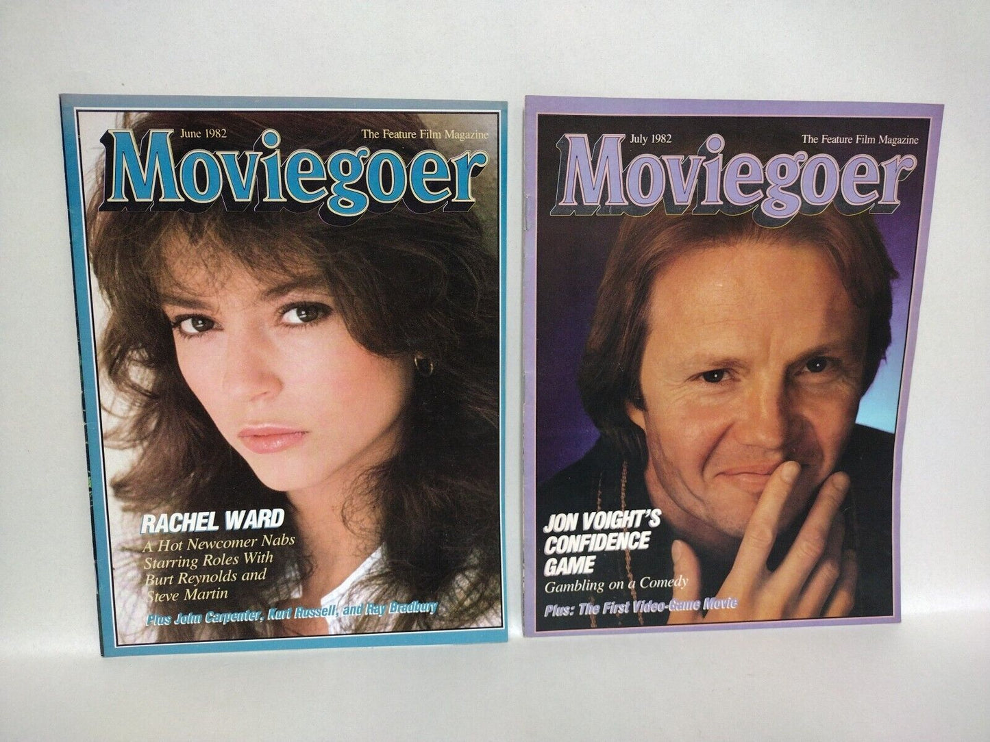 Moviegoer Feature Film Magazine Vol 1 1982 Lot Of 9 Arnold Schwarzenegger Conan