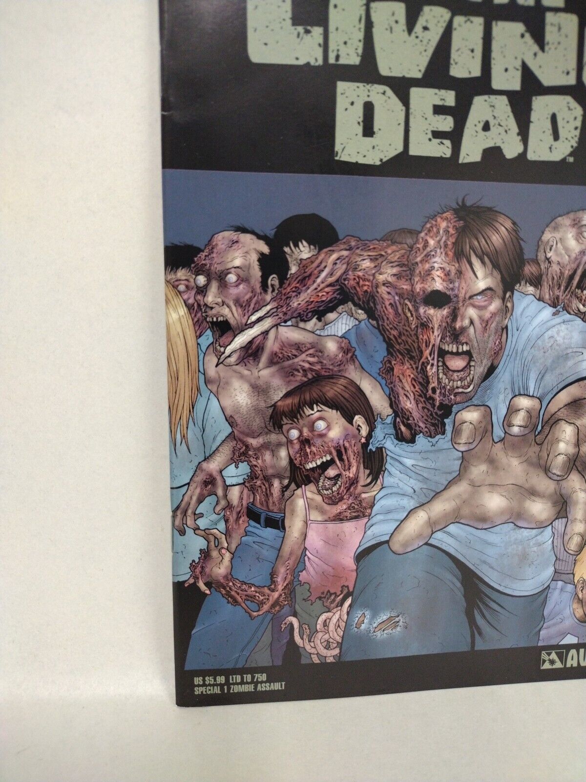 Plague Of The Living Dead Special #1 (2007) Avatar Zombie Assault Variant Cover