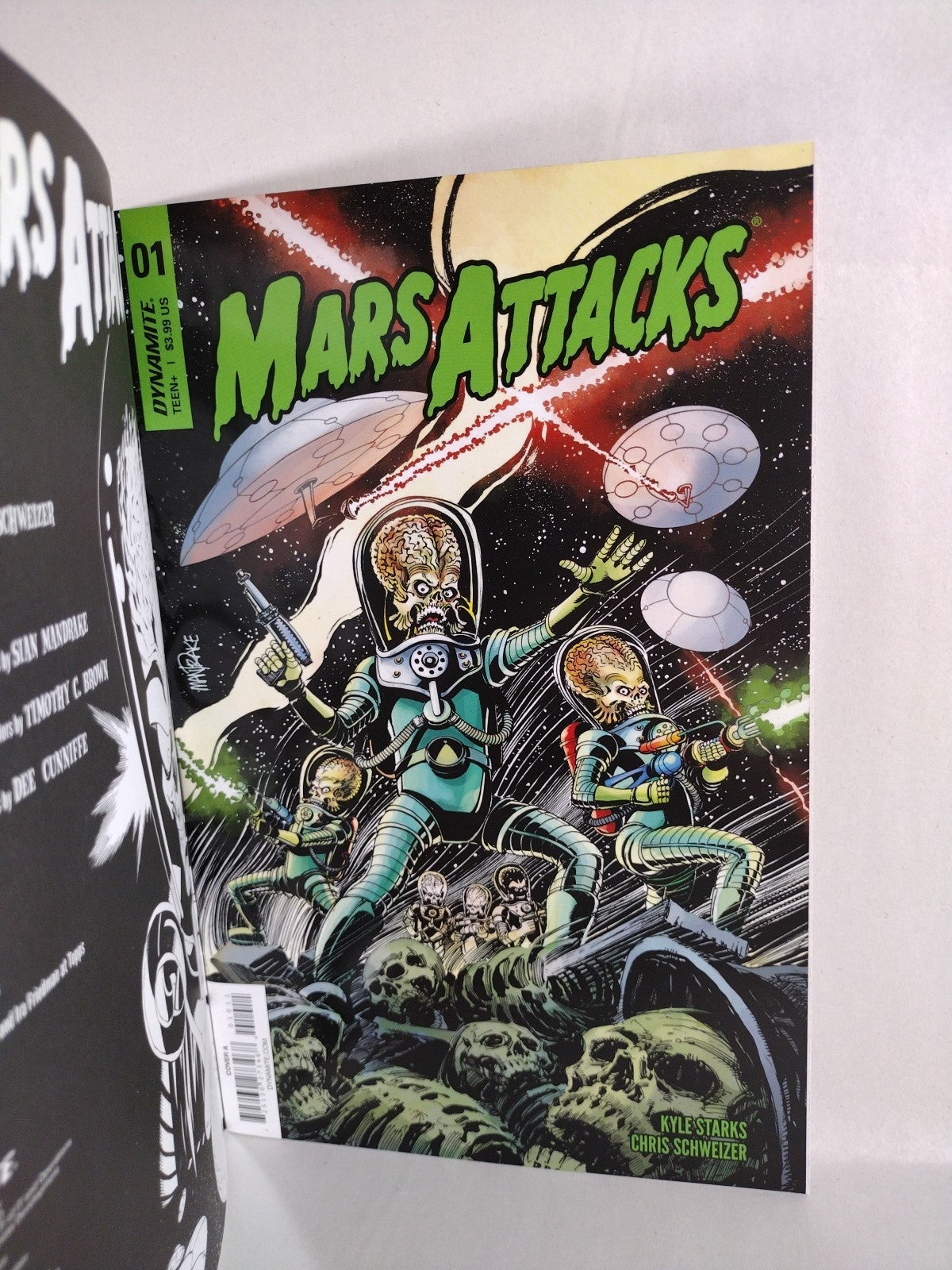 Mars Attacks #1 (2016) Dynamite Comic Blank Sketch Variant Cover NM