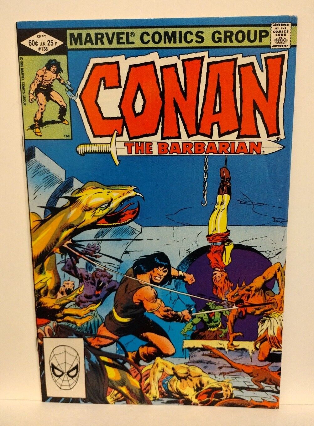 Conan #138 (1982) Bronze Age Marvel Bruce Jones Alfredo Alcala VF-NM