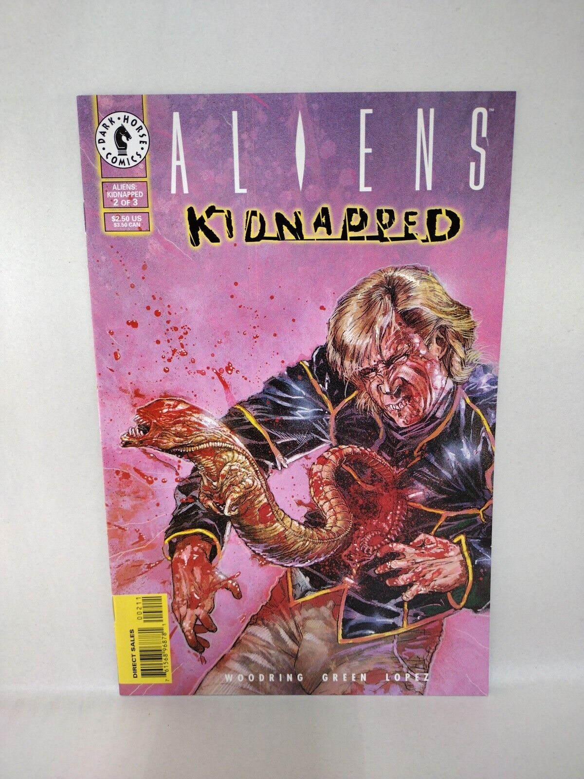 Aliens Kidnapped (1997) Complete Dark Horse Comic Set #1 2 3 Jim Woodring NM