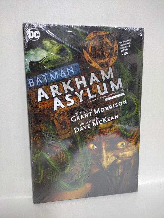 Batman Arkham Asylum Deluxe Edition DC HC Dave McKean Grant Morrison New Sealed