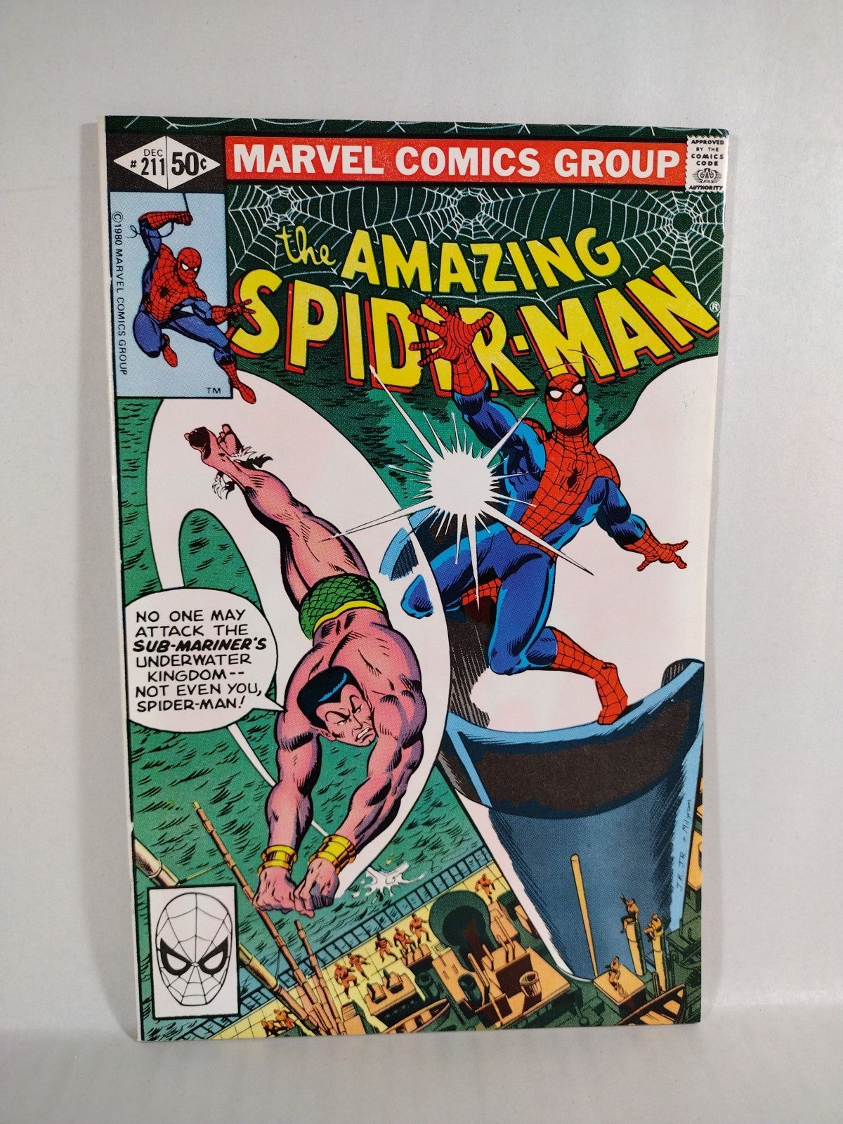 Amazing Spider-Man #211 (1980) Marvel Comic Submariner Appearance VF-NM