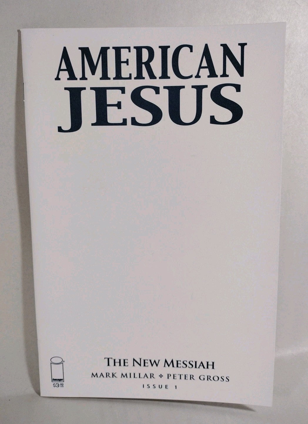 American Jesus #1 (2019) Image Comics Blank Sketch Variant Cover Comic New NM