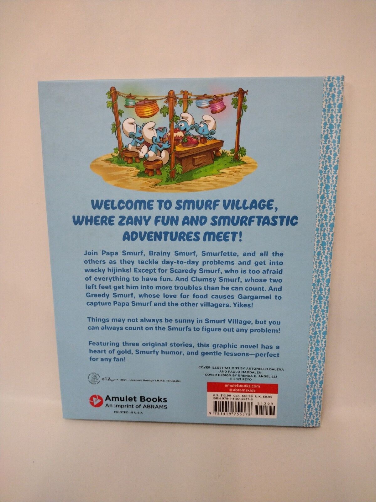 We Are The Smurfs Welcome To Our Village (2021) Amulet Books Peyo HC GN New