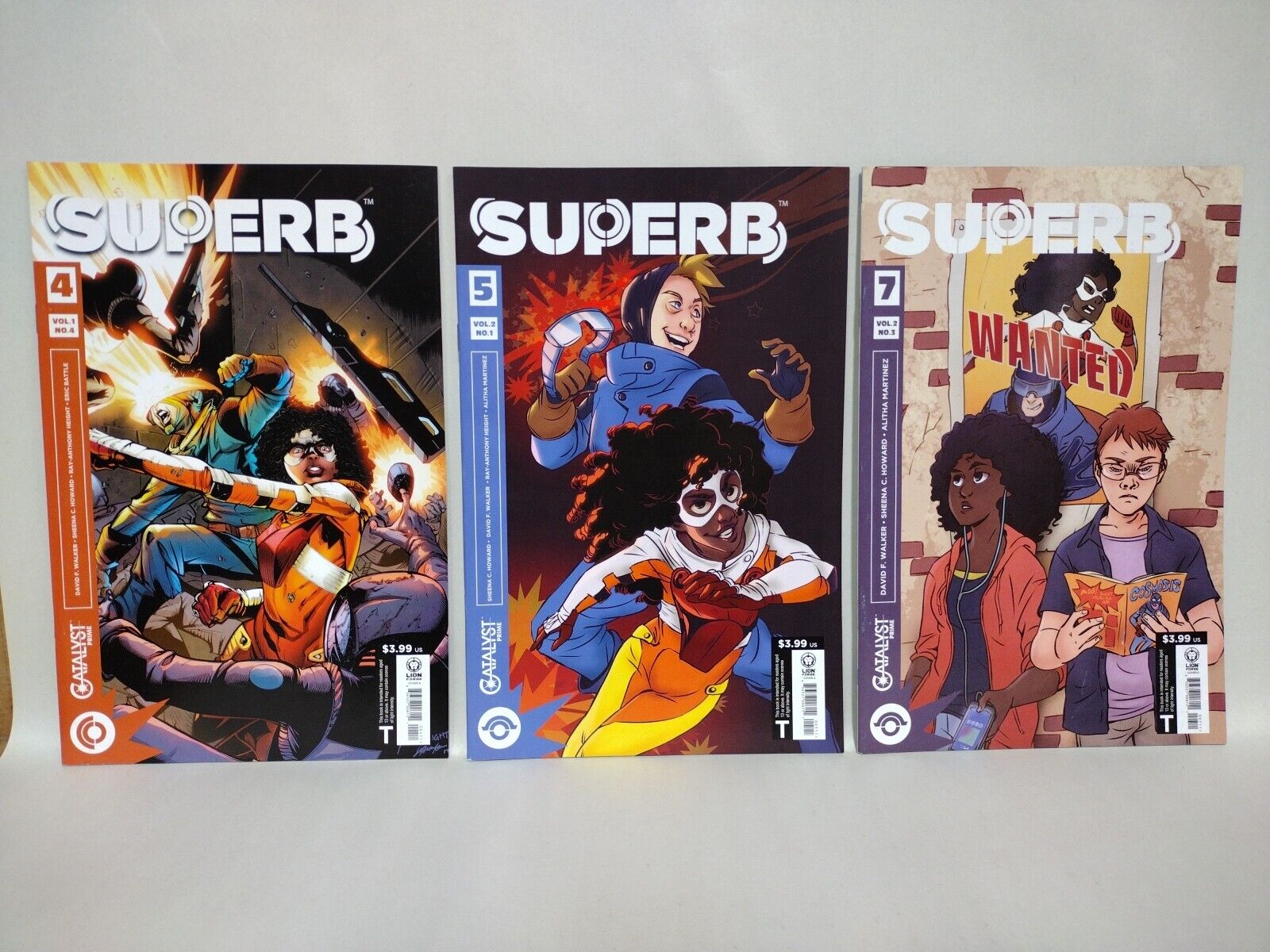 Superb (2017) Catalyst Prime Lion Forge Comic Lot Set #1-5 7-19