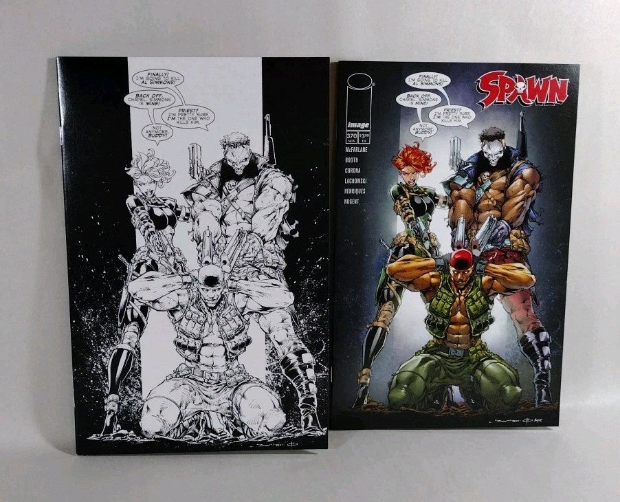 Spawn #370 (2025) Image Comic Brett Booth Youngblood Variant Set NM