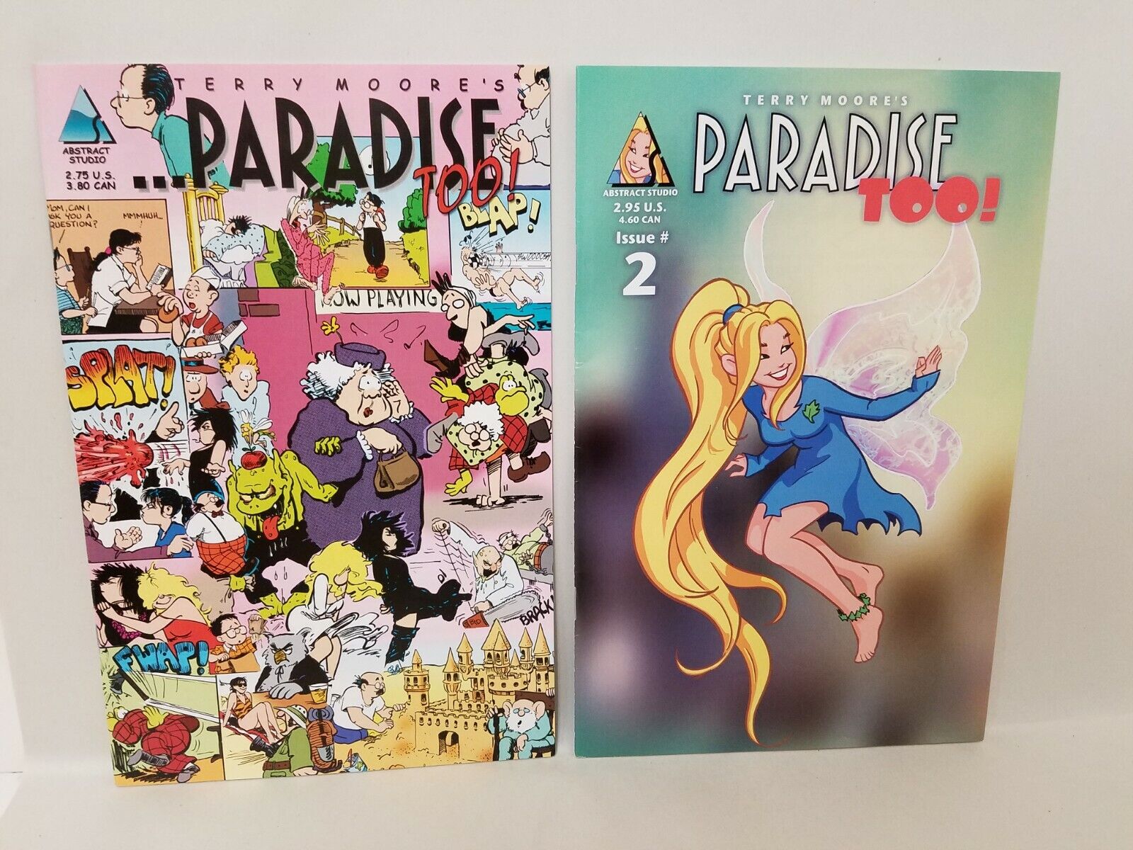 Terry Moore's Paradise Too (2000) Abstract Comic Lot 1 2 3 4 5 7