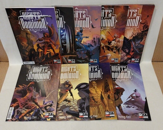 Night's Dominion (2016) ONI Comic Lot Season One 1-3 5 6 Season TWO 1-4