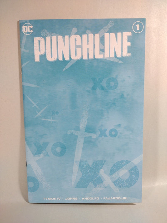 Punchline 1 (2021) DC Blue Teal Blank Sketch Cover Retialer Variant Comic New NM