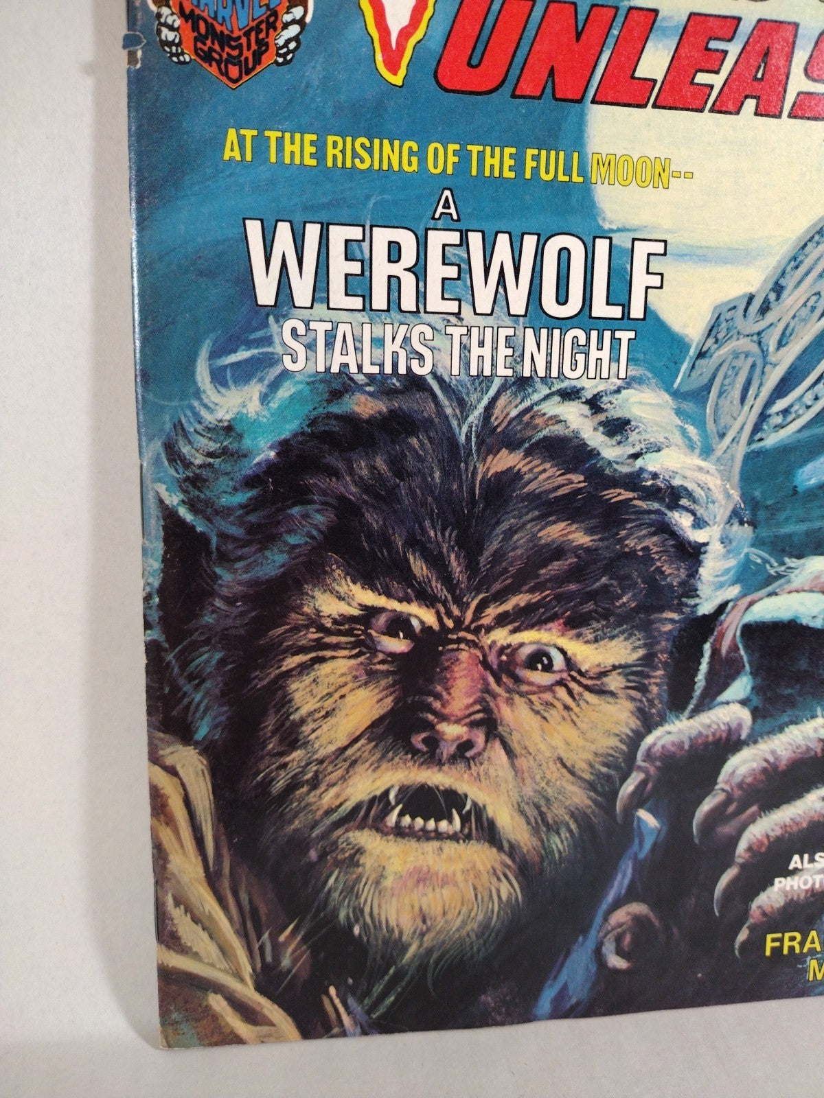 Monsters Unleashed Magazine #4 (Marvel/Curtis, Feb 1974) Fine+