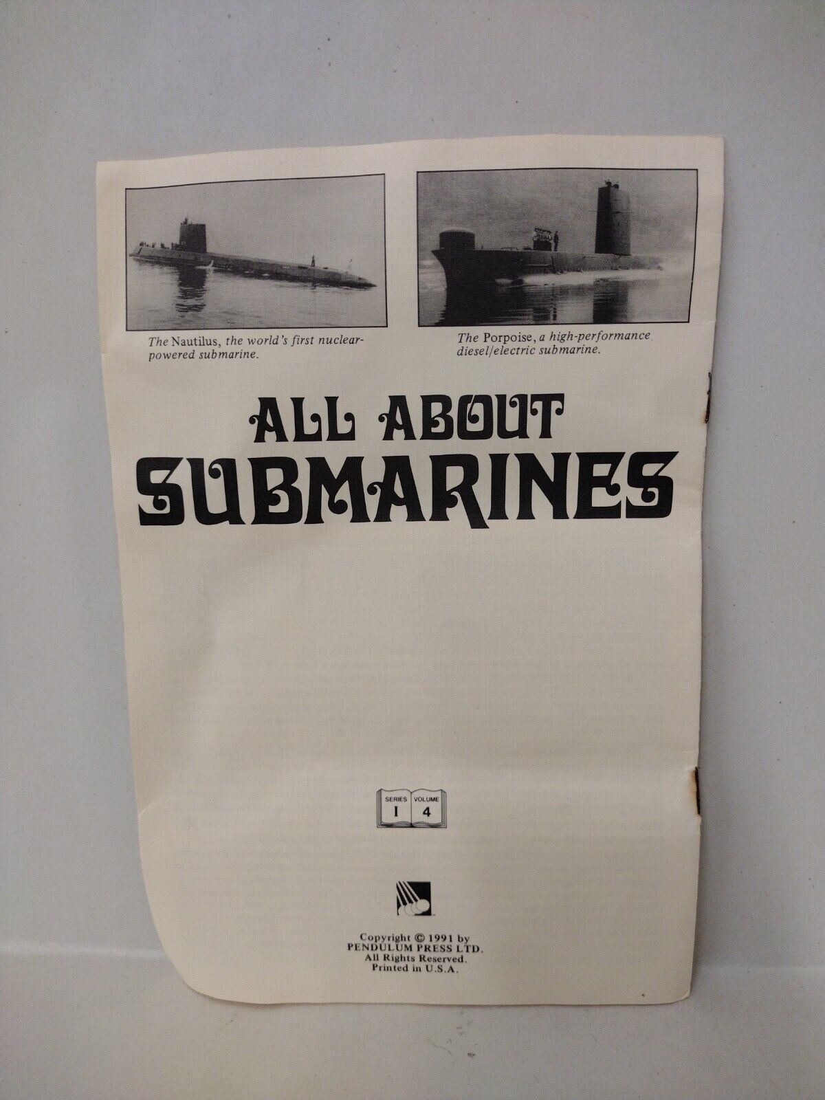 20,000 Leagues Under the Sea (1991) Pendulum Press Cassette W Booklet + Postcard