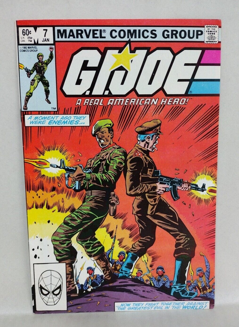 GI Joe #7 (1982) Marvel Comic Herb Trimpe Cobra Commander VF 