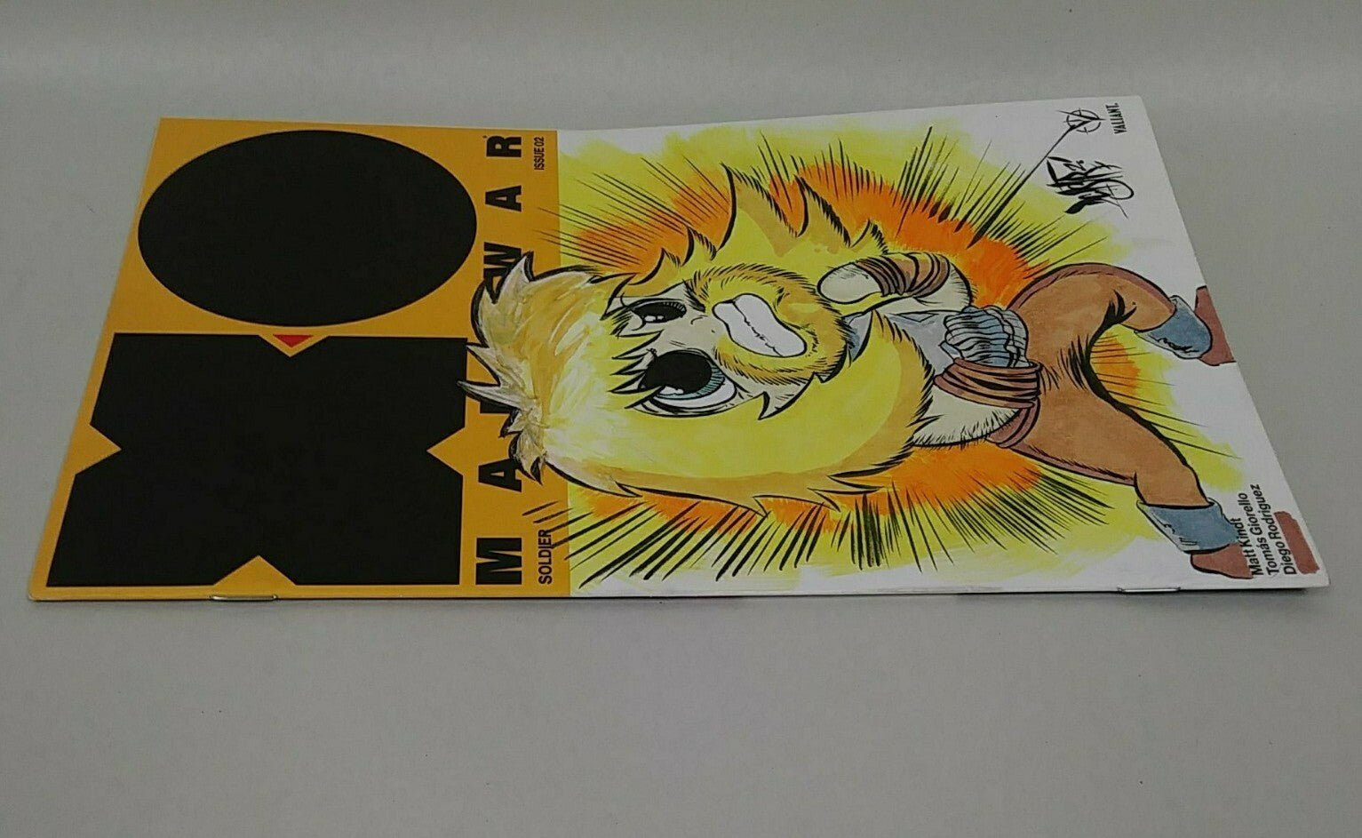 X-O Manwar #2 Valiant 2017 Sketch Cover Variant Comic W Original Dave Castr Art