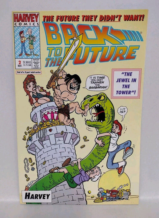 Back To The Future #2 (1993) Harvey Comic Nelson Dewey Dwayne McDuffie VF