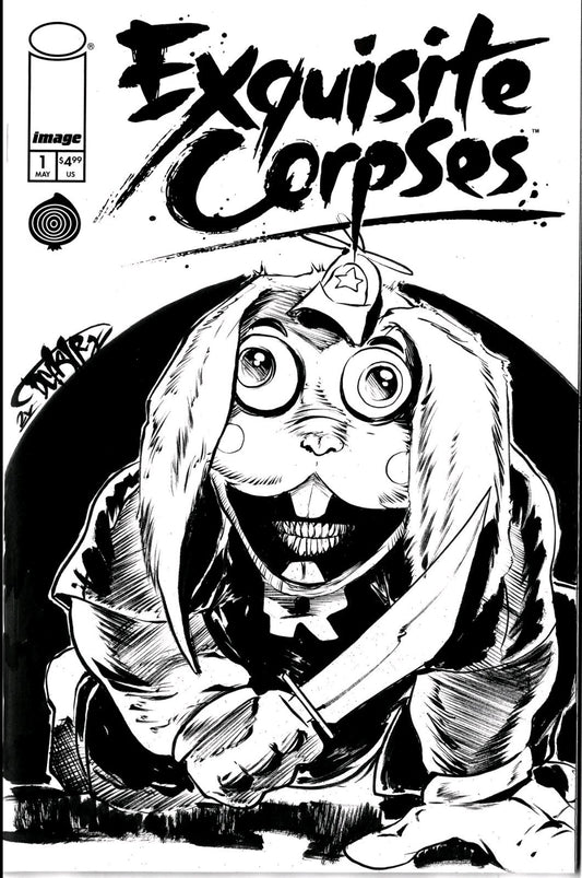 Exquisite Corpses #1 Image Comic Sketch Cover Variant W Original Dave Castr Art