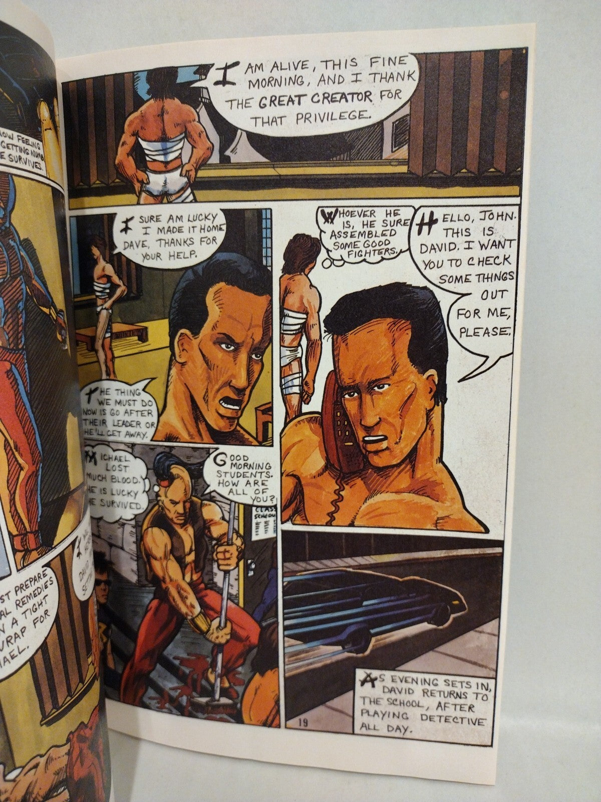Savage Ninja (1984) Cadillac Comic Origin Of Michael Savage Power Comic