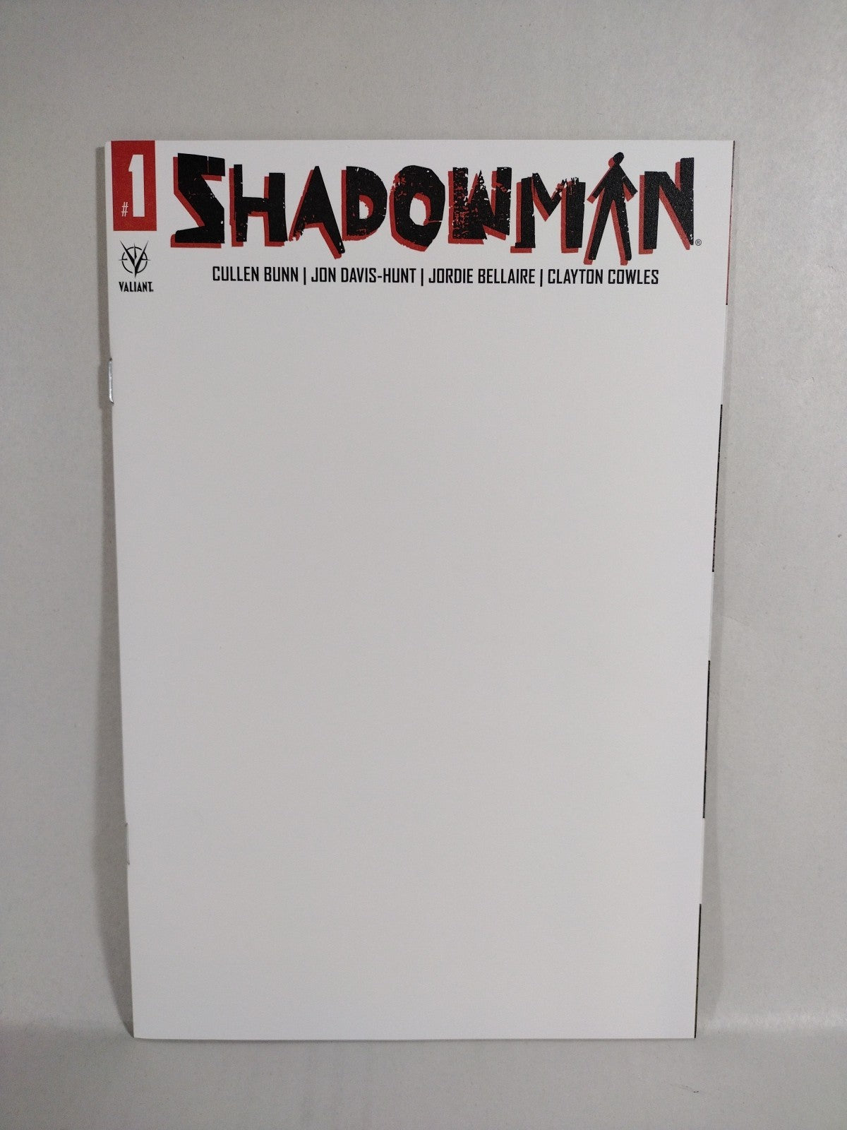 Shadowman #1 (2021) Valiant Blank Sketch Cover Comic Cullen Bunn New NM