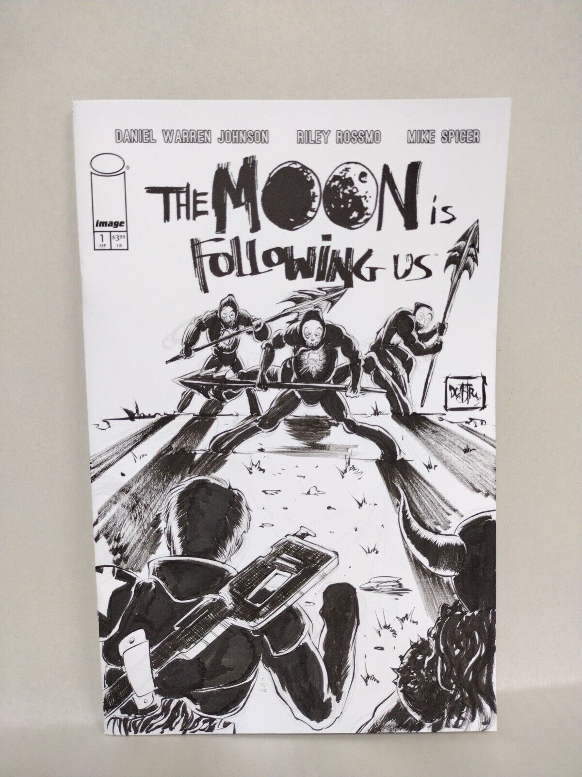 The Moon Is Following Us #1 (2024) Image Comics Sketch Cover Var W Original Art