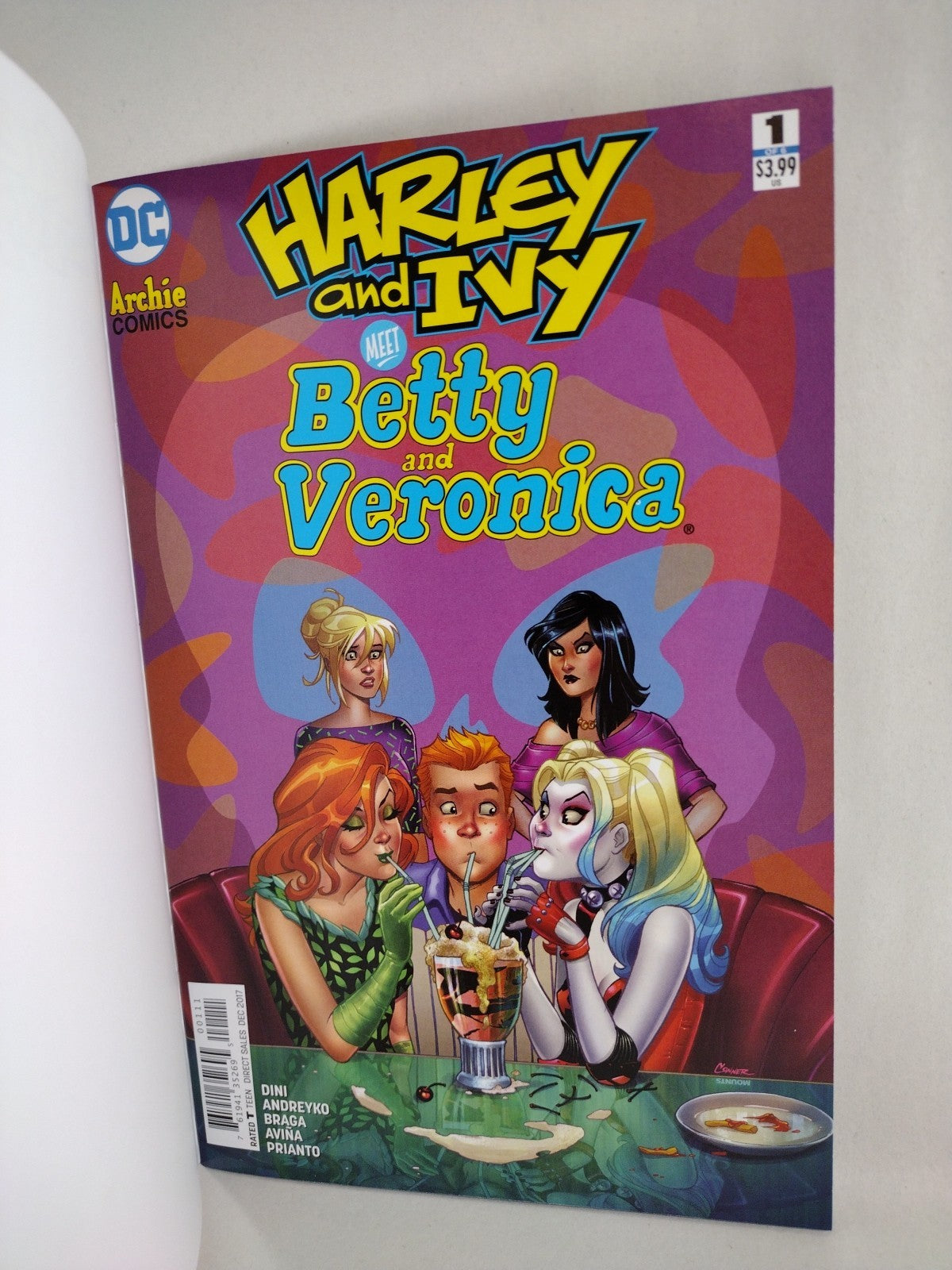 Harley & Ivy Meet Betty & Veronica #1 (2017) DC Blank Sketch Variant Cover New