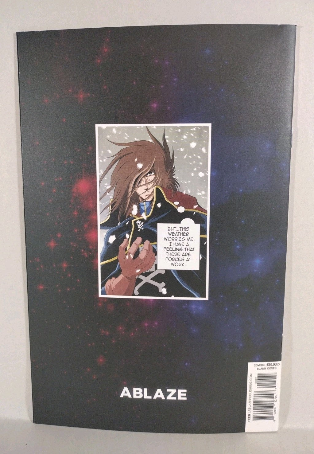 Captain Harlock Space Pirate 1 (2021) Ablaze Blank Sketch Variant Cover Comic NM
