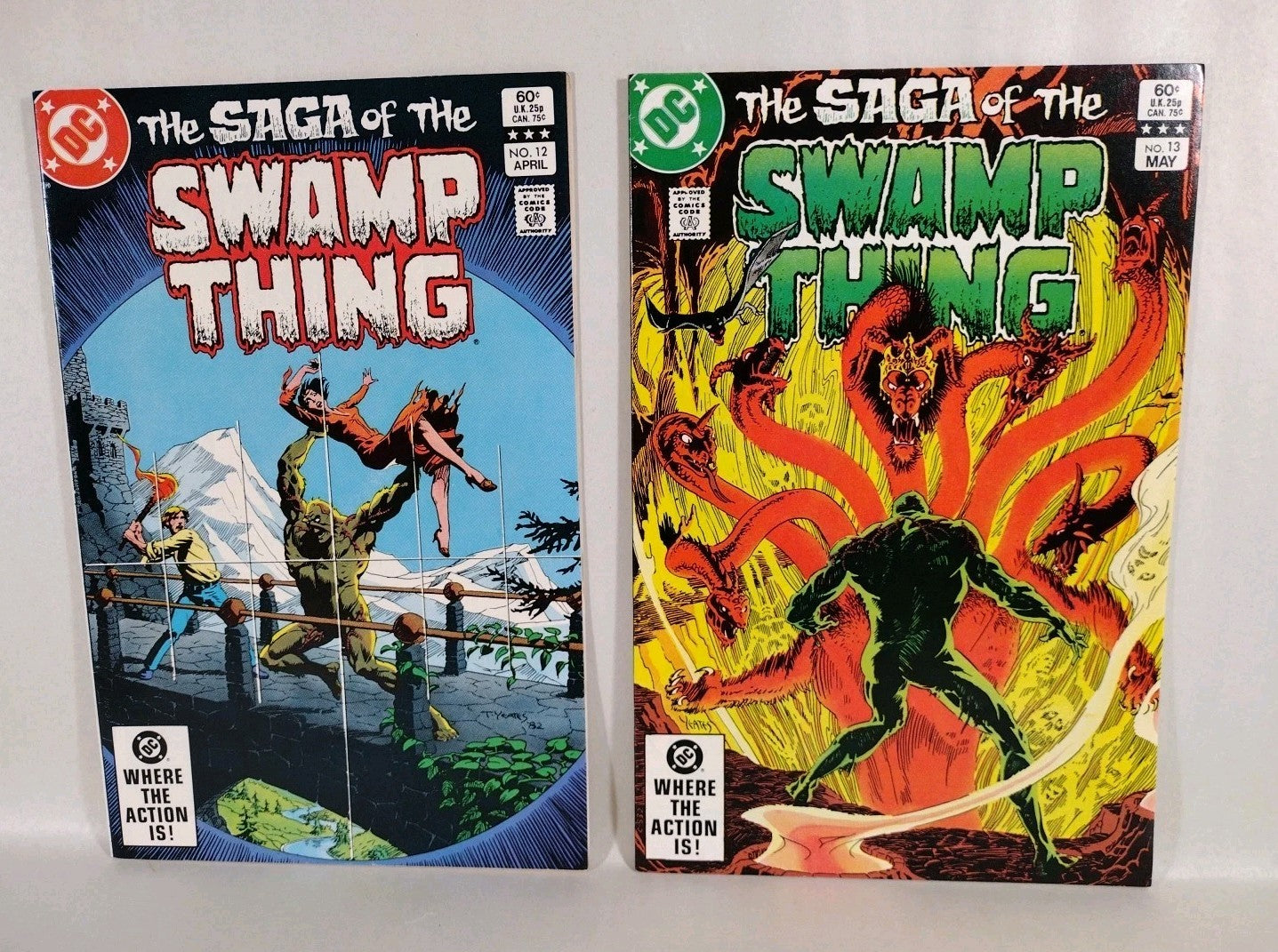 Saga Of The Swamp Thing (1982) DC Comic Lot 1 3-5 8-18 GD-VG