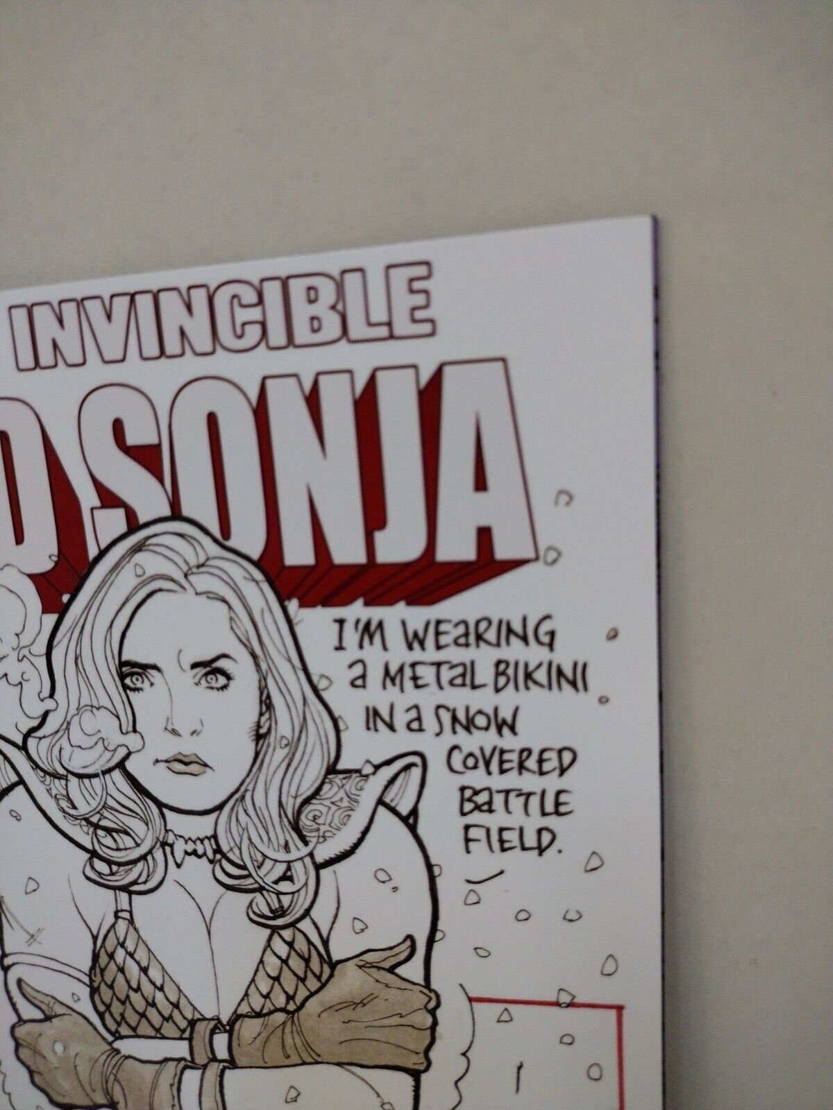 Invincible Red Sonja #7 Dynamite Comic Variant Cover D Frank Cho Olaf Snowman NM