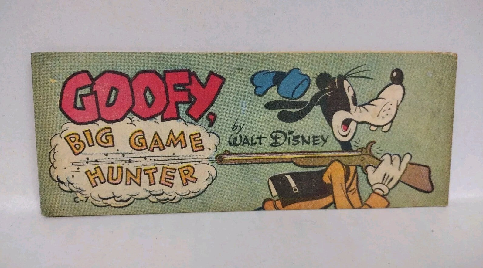 Goofy Big Game Hunter #C-7 (1951) Disney General Mills Mini Comic