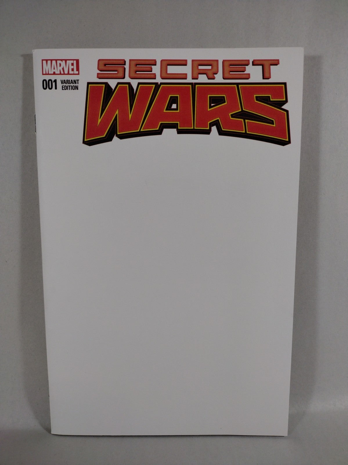 Serect Wars #1 (2015) Marvel Blank Sketch Variant Cover Comic NM
