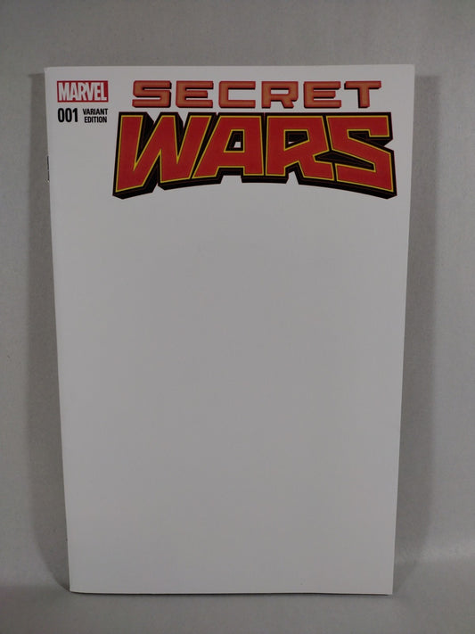 Serect Wars #1 (2015) Marvel Blank Sketch Variant Cover Comic NM