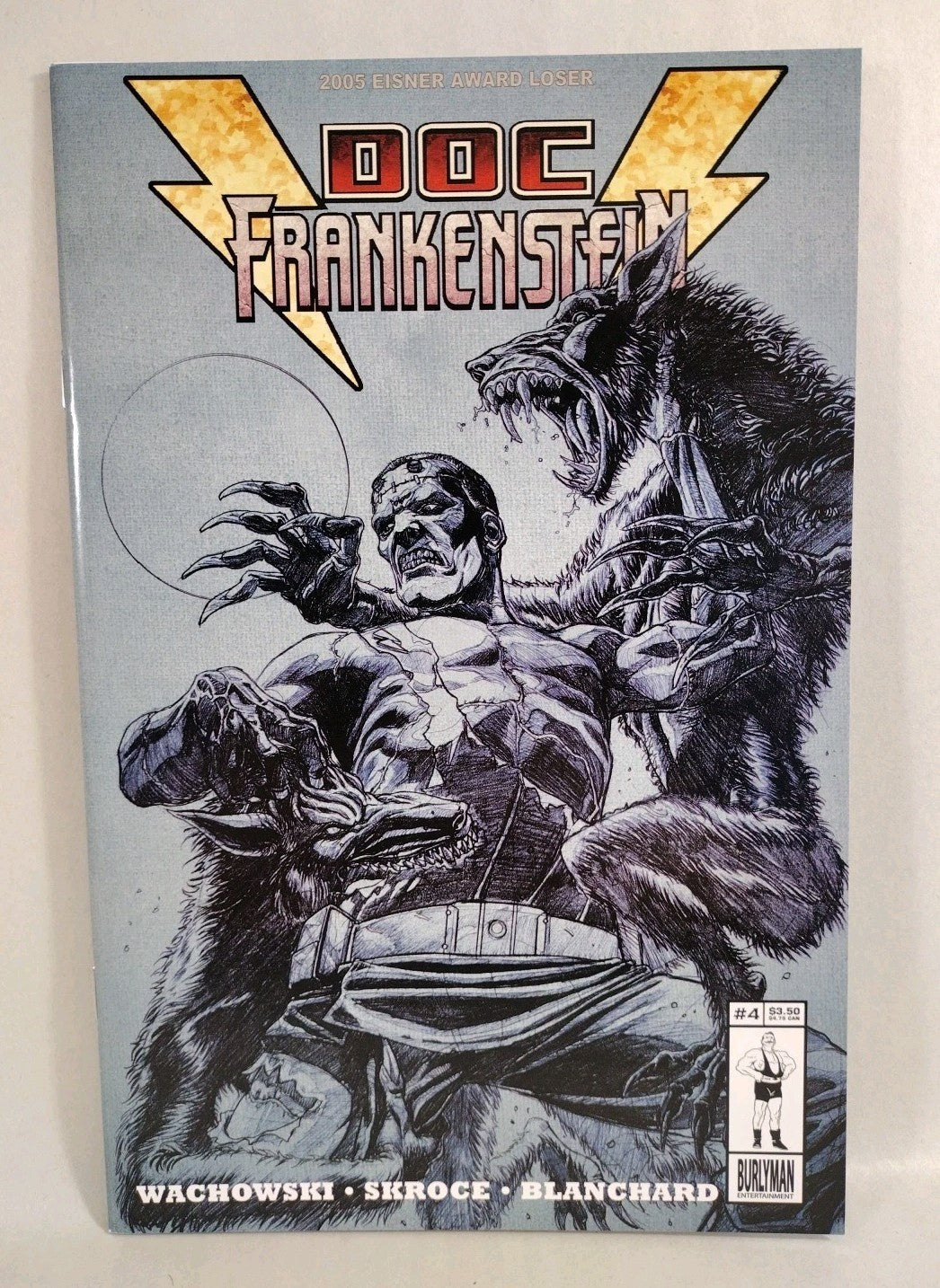 Doc Frankenstein (2004) Burlyman Comic Lot Set #1 2 3 4 5 Skroce Wachowski NM