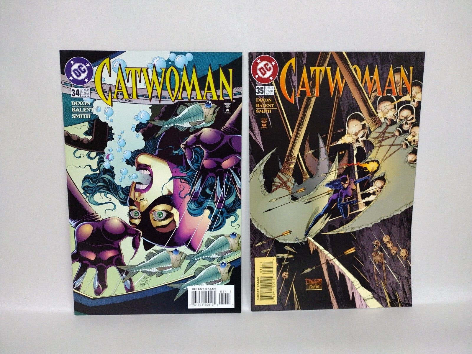 Catwoman 1996 DC Comic Lot Set 34 35 36 37 38 39 40 41 44 45 Annual 3 Vampirella