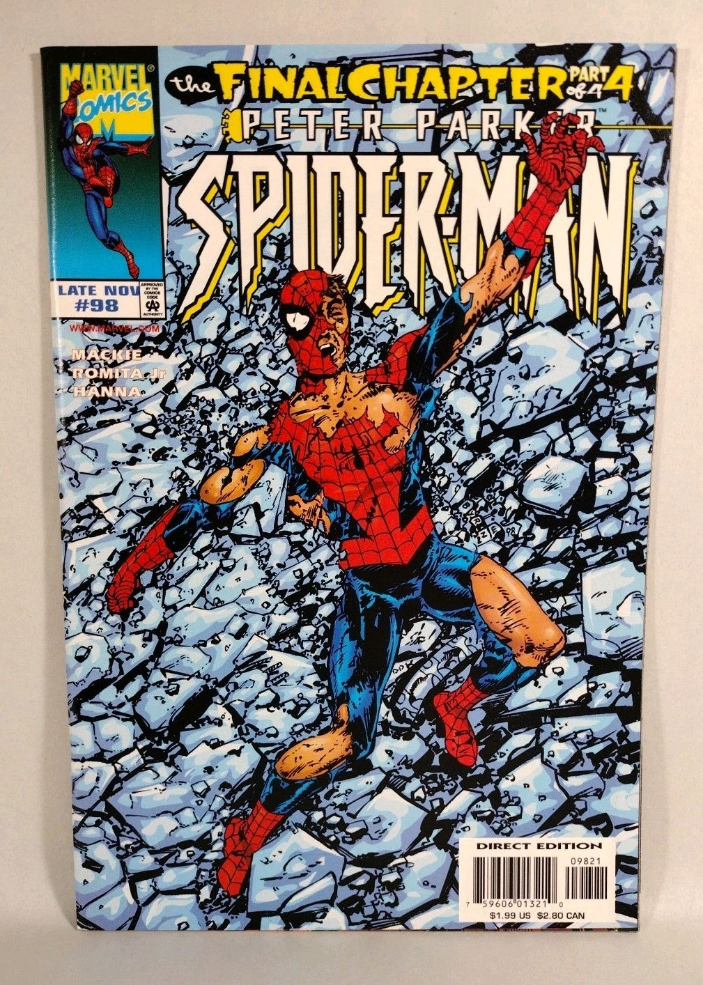 Spider-Man Final Chapter (1998) Marvel Comic Complete Story Arc Pt 1 2 3 4 Error