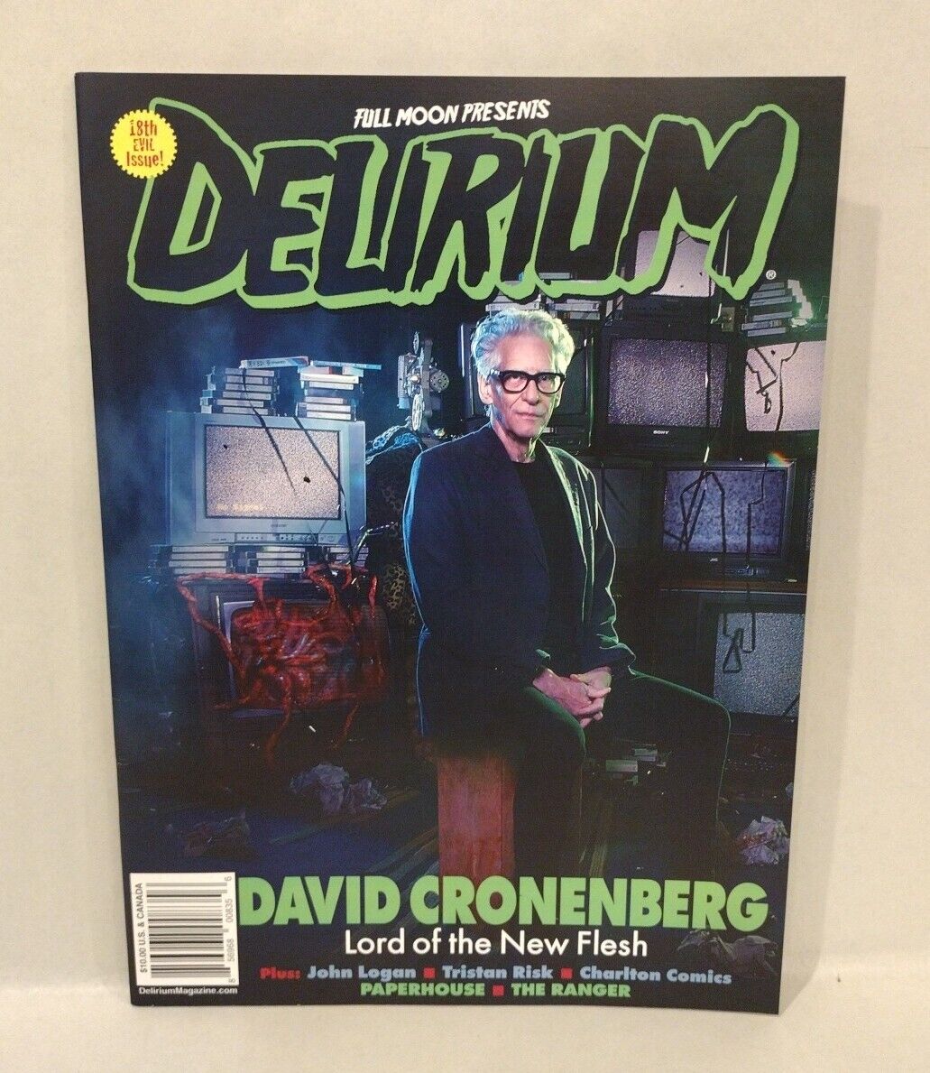 Delirium #18 (2018) Full Moon Horror Movie Magazine David Cronenberg Exclusive 