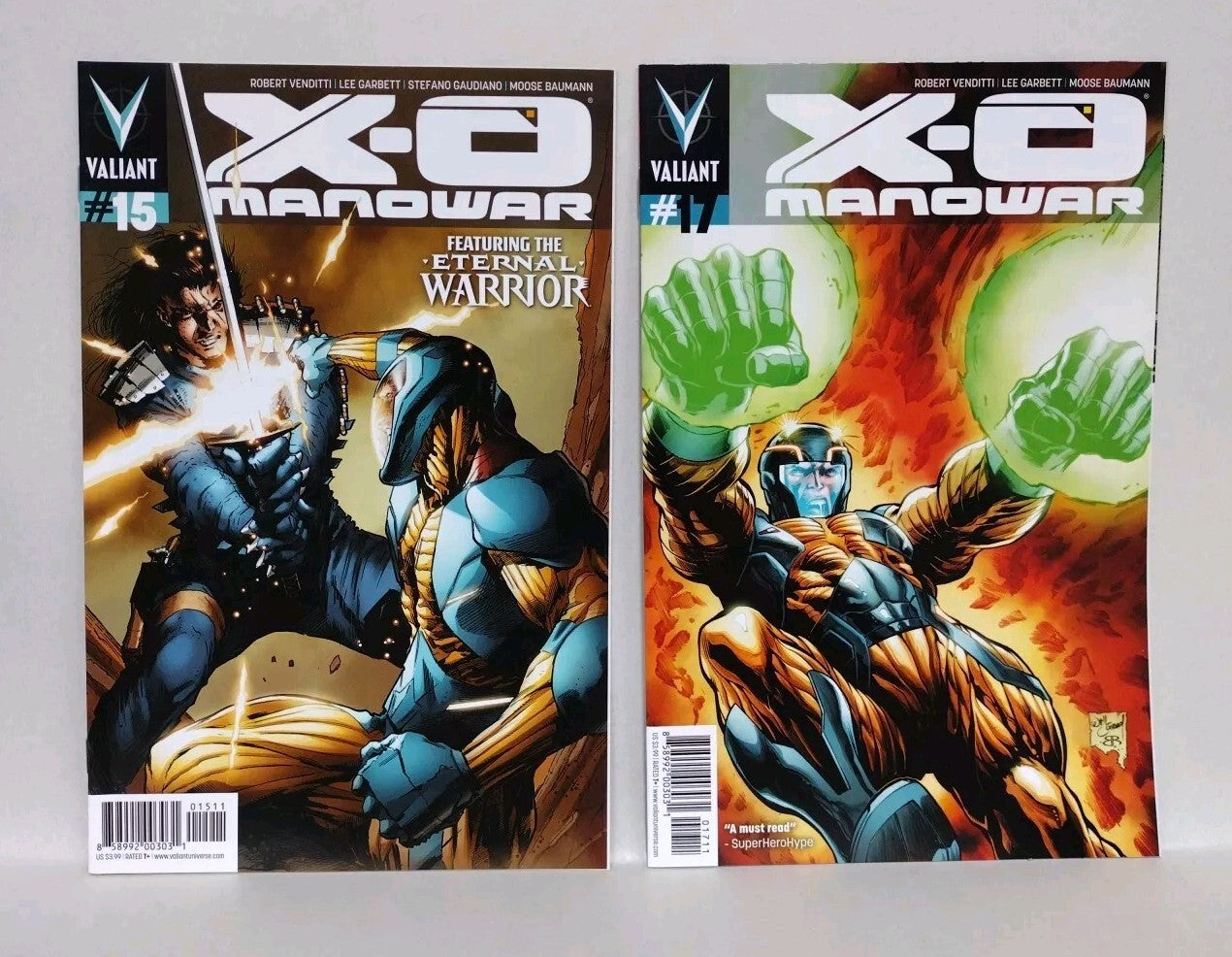 X-O Manowar (2012) Valiant Comic Lot Set #0 1-15 17-19 Robert Venditti